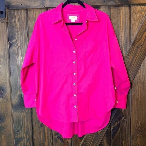 Anthropologie Maeve Relaxed Fit Button Up Shirt - Picture 1 of 4